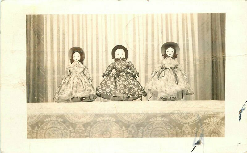 Doll Toys Interior 1940s Tulsa Oklahoma RPPC Photo Postcard 20-8453