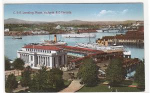 CPR Steamer Landing Victoria BC British Columbia Canada 1910c postcard