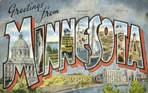 Greetings from Minnesota, USA 1954 