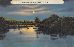 Greetings from West Granville New York, USA D.P.O. , Discontinued Post Office...