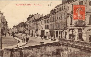 CPA RAMBERVILLERS - Rue carnot (119841)