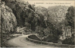 CPA OLLIOULES Les Gorges - Vue du Hameau d'evenos (1112890)