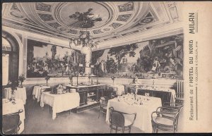 Italy Postcard - Restaurant De L'Hotel Du Nord, Milan  RS1680