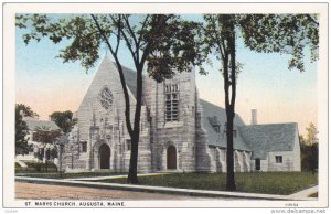 AUGUSTA, Maine, 1900-1910's; St. Marys Church