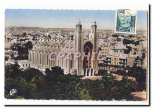 Morocco Casablanca Old Postcard The Cathedral of the Sacred Heart