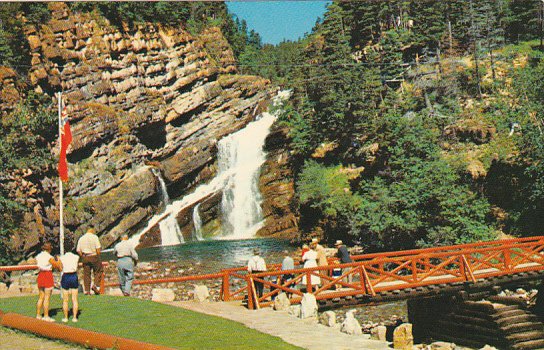 Cameron Falls Waterton Lakes Alberta Canada