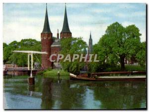 Postcard Old Delft Oostpoort