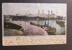 1902 Ship Postcard Cover From US German Sea PO to Chicago IL S.S. Kaiser Wilhelm