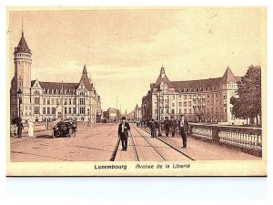 Luxembourg , Avenue de la Liberte, Antique cars
