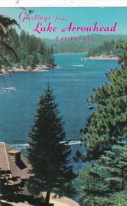 California Greetings From Lake Arrowhead In San Bernardino Mountains