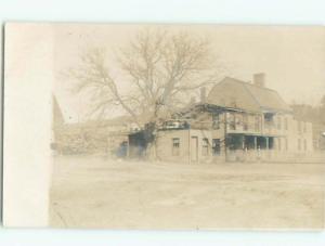 Old rppc BUILDING SCENE Architecture Postcard AB0954