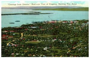 21861   Aerial View of Kingston. Port Royal  Jamaica