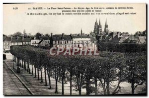 Old Postcard Bayeux La Place Saint Patrice