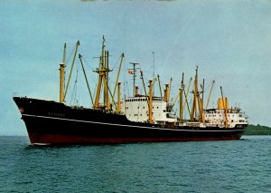 MS Asmara Cargo Ship Vintage Postcard BS17