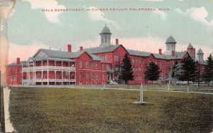 Kalamazoo Michigan Asylum Male Dept Vintage Postcard AA82957