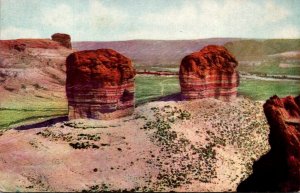 Wyoming Green Buttes and Green River City