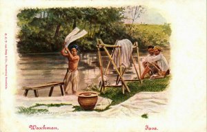 CPA AK JAVA Waschman. INDONESIA (169886)