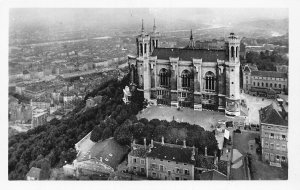 France Lyon Basilique de Fourviere et la Ville vintage postcard