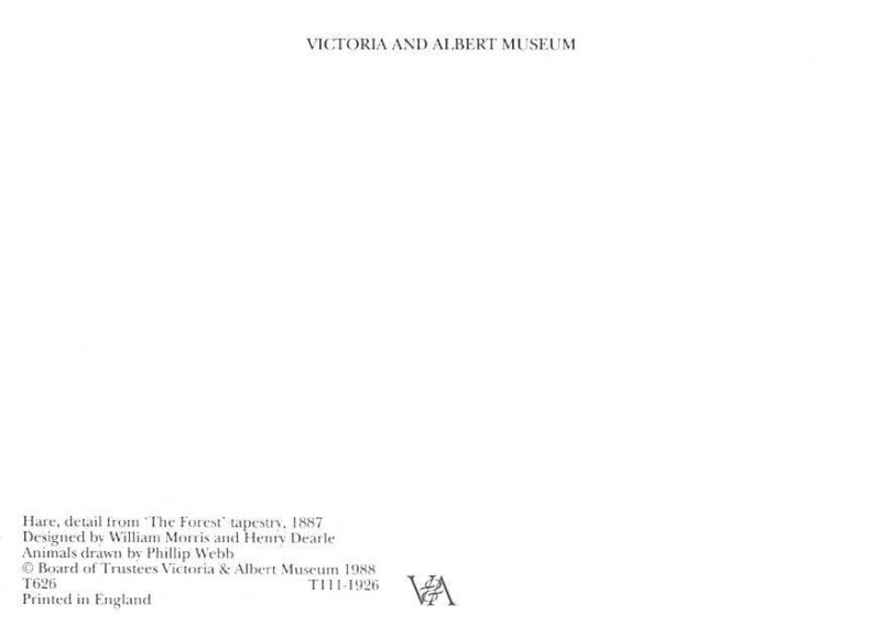 Hare   The Forest Tapesstry 1887 