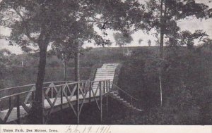 Iowa Des Moines Union Park 1911