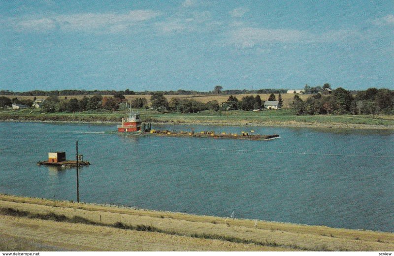 DELAWARE CANAL, 1940-60s; Famous Chesapeake Waterway