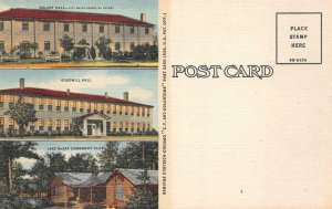 PINEY WOODS SCHOOL MISSISSIPPI BLACK AMERICANA MULTI-VIEW POSTCARD (c. 1940s)