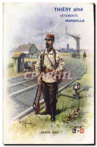 Army Old Guard Postcard way