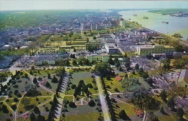 Louisiana Baton Rouge South View From Louisiana Capitol