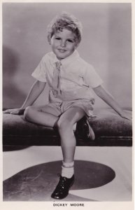 Dickey Moore Picturegoer Child Film Star Real Photo Postcard