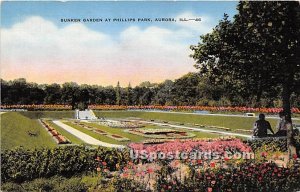 Sunken Garden, Phillips Park - Aurora, Illinois IL  