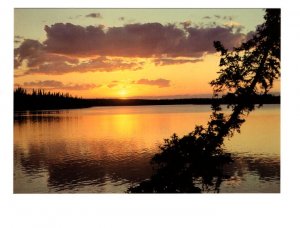 Peaceful Sunset, Ontario, Large 5 X 7 inch Postcard