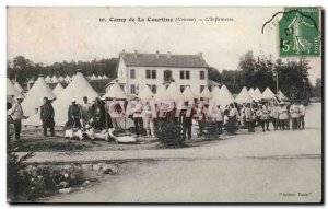 Old Postcard Camp of Courtine L & # 39infirmerie Army