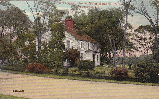 Rhode Island Pawtucket Old Daggett House Slater Memorial Park