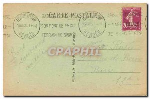 Old postcard Les Sables d'Olonne Vendee the Puits d'Enfer