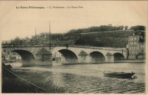 CPA La Seine Pittoresque MONTEREAU 2. Vieux Pont (924486)