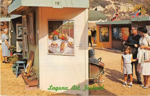 Laguna Beach California Festival Of Art General Scene Vintage Postcard V18070