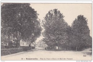 ROMORANTIN , France , PU-1919 ; Rue du Four a Chaux et Mail des Platanes