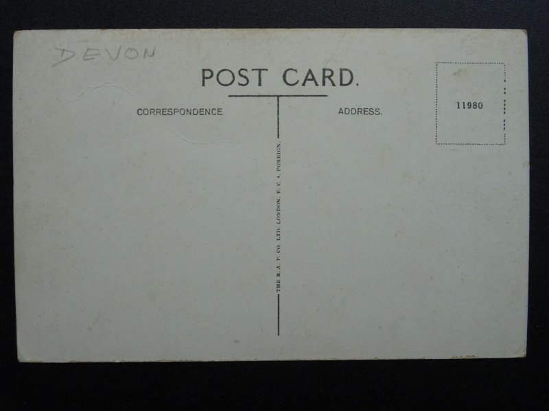 Devon Kingsbridge BEESANDS The Crab Pot Shop & Restaurant c1940/50s Postcard