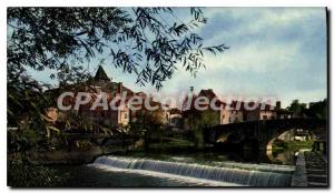 Postcard Modern Nerac Albret in Lot et Garonne the banks of the Baise