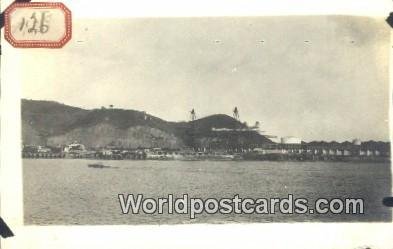 Real Photo Panama Canal Panama Writing on back 