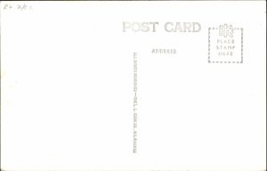 Clewiston FL Johnson's Fishing Camp EVINRUDE Boat Motor Sign RPPC Postcard