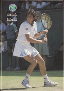 Gabriela Sabatini Argentina Wimbledon Tennis Champion Postcard