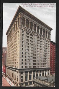 Continental & Commercial National Bank Chicago IL Unused c1910s