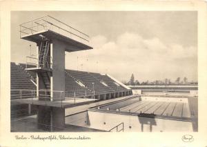 B13416 Stade Estade Stadium Sport Swimming Natation Berlin Reichsportfeld Schvim