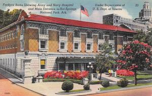 Fordyce Baths Showing Army and Navy Hospital Main Entrance to Hot Springs Nat...