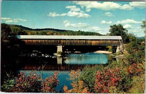 Postcard BRIDGE SCENE Campton New Hampshire NH AN8371