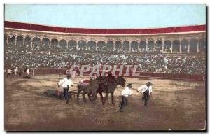 Postcard Old Aerastre Bullfight