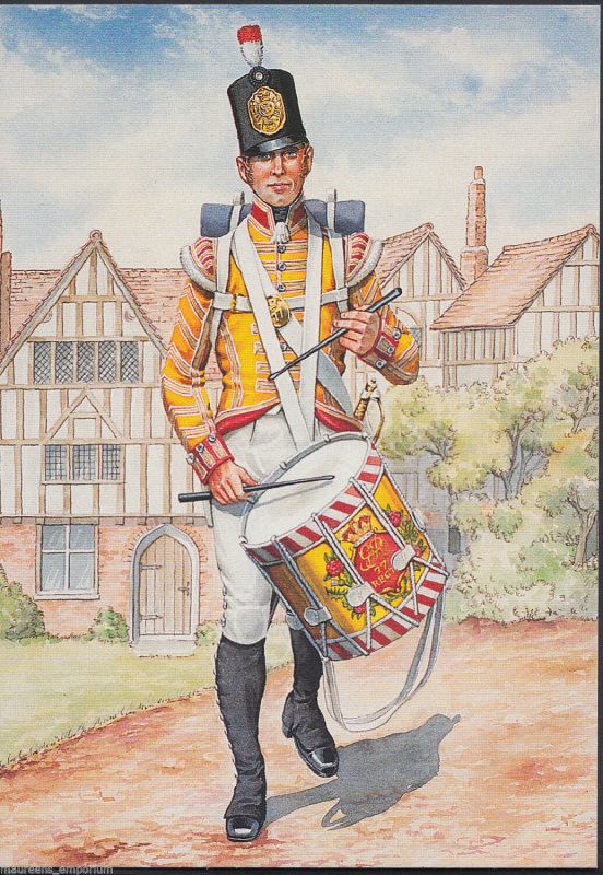 Military Postcard-Drummer, 77th Regiment of Foot, 1808, Princess of Wales  CC231