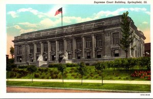 Illinois Springfield Supreme Court Building Curteich