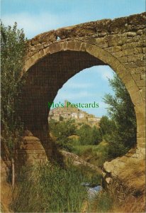 Spain Postcard - Bridge, Sos Del Rey Catolico, Zaragoza, Aragon   RR13440